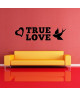 Stickers adhésif mural True Love  60x16cm