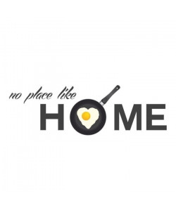 Stickers adhésif mural No place like home  80x26cm