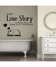 Stickers adhésif mural Every love story is beautiful  53x40cm