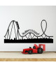 Stickers adhésif mural Rollercoaster  63x30cm