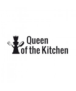 Stickers adhésif mural Queen of the Kitchen  83x25cm