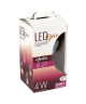 EXPERTLINE Lot de 2 Ampoules LED filament ambrées E27 standard 4 W équivalent a 38 W blanc chaud