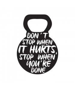 Stickers adhésif mural Don\'t stop  55x80cm