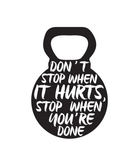 Stickers adhésif mural Don\'t stop  30x43cm