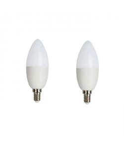 BRILLIANT Lot de 2 ampoules LED E14 Candle 5 W équivalent a 25 W 400 lm avec variateur d\'intensité Easydim