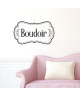 Sticker adhésif mural Boudoir  Multicolore  70x40 cm