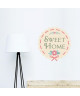 Stickers adhésif mural Sweet home badge  55x56cm