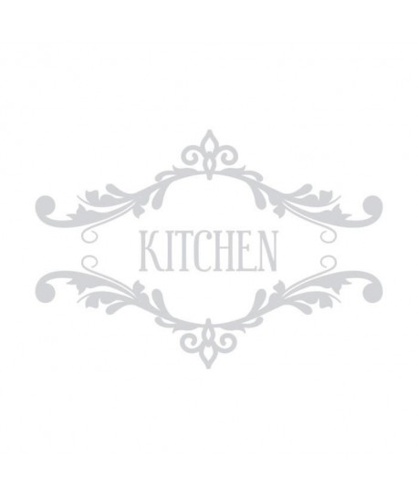 Stickers adhésif mural Kitchen vintage  80x55cm