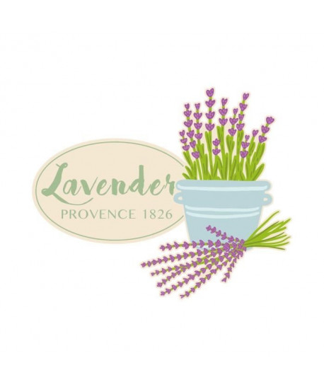 Stickers adhésif mural Lavender provence  67x55cm