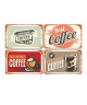 Stickers adhésif mural Vintage Coffee Signs  Multicolore  85x55cm