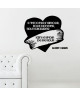 Sticker adhésif mural C\'est cela l\'amour  Noir  66x55 cm