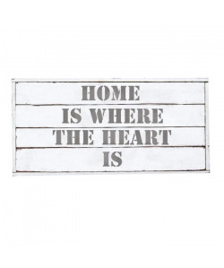 Stickers adhésif mural Home is where the heart is  91x45 cm