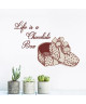 Stickers adhésif mural Life is a Chocolate Box Heart Box  80x55 cm