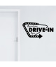 Stickers adhésif mural American drive in open  103x55cm