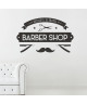 Stickers adhésif mural Barber shop  89x55cm