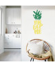 Stickers adhésif mural Pineapple Exotic Lettering Ananas  30x73cm