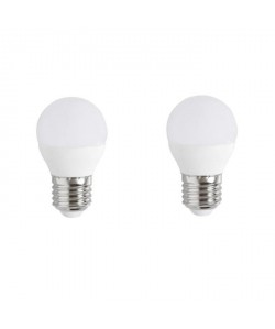 EXPERT LINE Lot de 2 ampoules LED E27 G45 5 W équivalent a 37 W blanc chaud