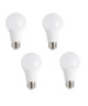 EXPERT LINE Lot de 4 ampoules LED E27 10 W équivalent a 60 W blanc chaud