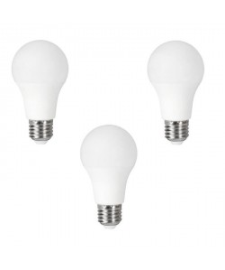 EXPERT LINE Lot de 3 ampoules LED E27 12 W équivalent a 75 W blanc chaud