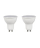 EXPERT LINE Lot de 2 ampoules LED Spot GU10 3 W équivalent a 24 W blanc chaud