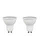 EXPERT LINE Lot de 2 ampoules LED Spot GU10 5 W équivalent a 35 W blanc chaud