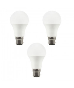 EXPERT LINE Lot de 3 ampoules LED B22 10 W équivalent a 60 W blanc chaud