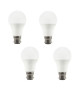 EXPERT LINE Lot de 4 ampoules LED B22 10 W équivalent a 60 W blanc chaud