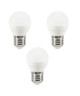 EXPERT LINE Lot de 3 ampoules LED E27 G45 3 W équivalent a 25 W blanc chaud