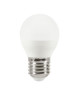EXPERT LINE Lot de 4 ampoules LED E27 G45 3 W équivalent a 25 W blanc chaud