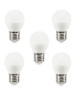 EXPERT LINE Lot de 5 ampoules LED E27 G45 3 W équivalent a 25 W blanc chaud