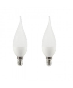 EXPERT LINE Lot de 2 ampoules LED E14 3 W équivalent a 25 W blanc chaud