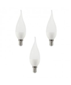 EXPERT LINE Lot de 3 ampoules LED E14 3 W équivalent a 25 W blanc chaud
