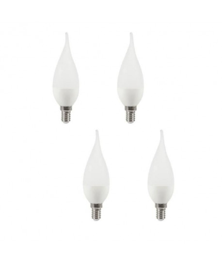 EXPERT LINE Lot de 4 ampoules LED E14 3 W équivalent a 25 W blanc chaud