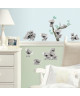 ROOMMATES Stickers KOALAS PEEL AND STICK WALL DECALS repositionnables 4 feuilles de 10,1cm x 44,1cm