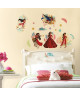 ROOMMATES Stickers DISNEY PRINCESS  PRINCESS ELENA repositionnables 4 feuilles de 10,1cm x 44,1cm