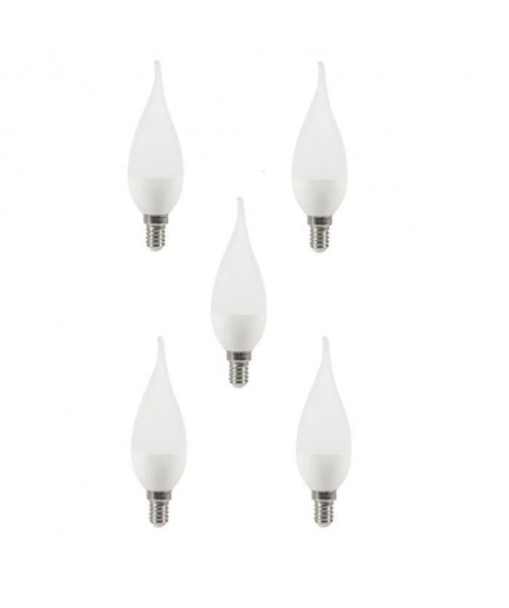 EXPERT LINE Lot de 5 ampoules LED E14 3 W équivalent a 25 W blanc chaud