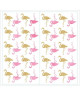 ROOMMATES Stickers FLAMINGO GLITTER repositionnables 4 feuilles de 10,1cm x 44,1cm