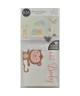 ROOMMATES Stickers TRIBAL BABY ANIMALS PEEL repositionnables 4 feuilles de 10,1cm x 44,1cm