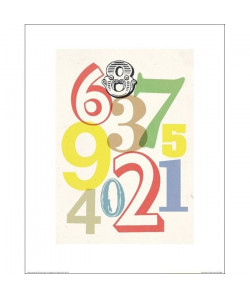 Affiche papier  Anthony Peters (Small Numbers)    40x50 cm