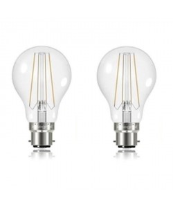 INTEGRAL LED Lot 2 ampoules B22 filament 6,2 W équivalent a 60 W 2700 K 806 lm