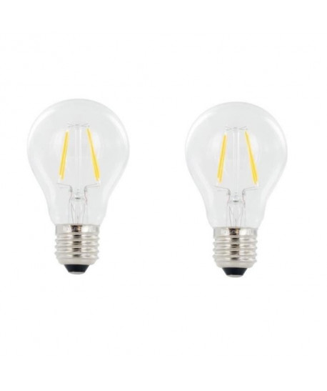 INTEGRAL LED Lot de 2 ampoules E27 filament 4 W équivalent a 40 W 2700 K 470 lm