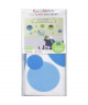 ROOMMATES Lot de 31 stickers CADRES et POCHES POIS BLEU & VERT repositionnables 4 feuilles de 10,1cm x 44,1cm