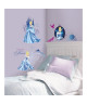 ROOMMATES Lot de 31 stickers CENDRILLON repositionnables 4 feuilles de 10,1cm x 44,1cm