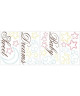 ROOMMATES Lot de 30 stickers SWEET DREAMS BABY repositionnables 4 feuilles de 10,1cm x 44,1cm