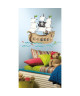 ROOMMATES Lot de 18 stickers BATEAU PIRATE repositionnables 50,6cm x 101,6cm