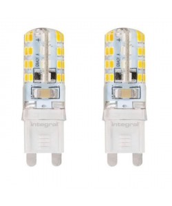 INTEGRAL LED Lot de 2 ampoules G9 2,5 W équivalent a 20 W 4000 K 180 lm
