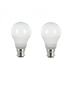 INTEGRAL LED Lot de 2 ampoules classic globe B22 5,5 W équivalent a 40 W 2700 K 470 lm