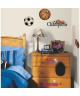 ROOMMATES Lot de 24 stickers SPORT BALLONS repositionnables 4 feuilles de 10,1cm x 44,1cm