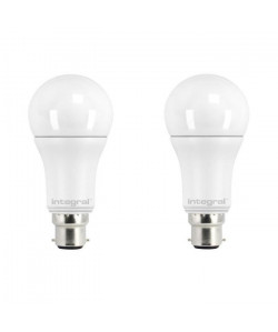 INTEGRAL LED Lot de 2 ampoules B22 10,5W équivalent a 75 W 5000 K 1100 lm