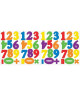 ROOMMATES Stickers NUMBERS PRIMARY PEEL repositionnables 4 feuilles de 10,1cm x 44,1cm